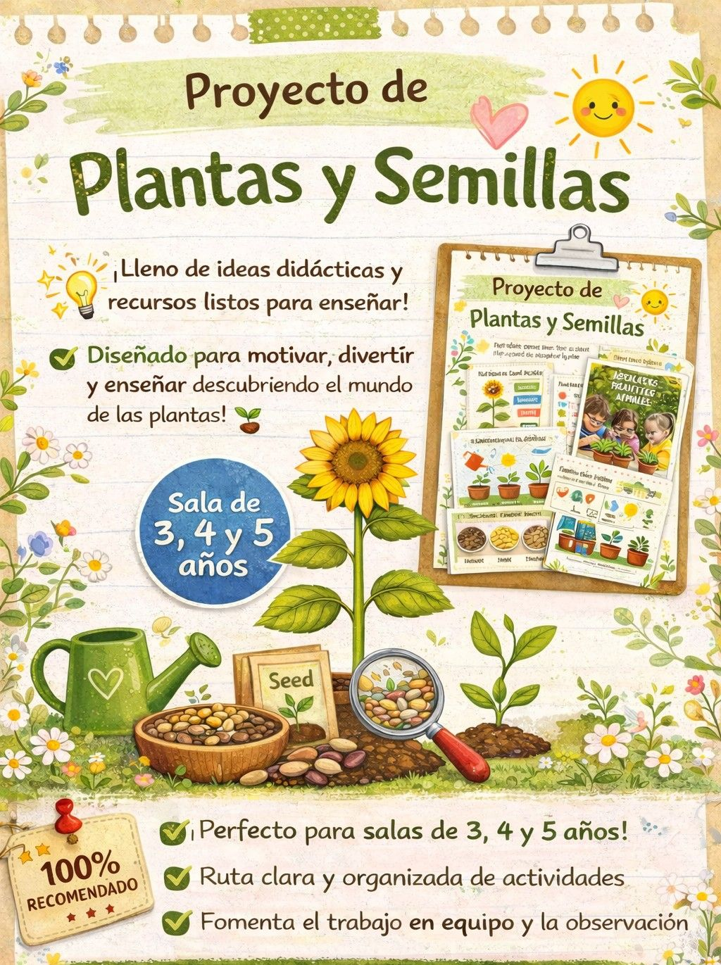 Proyecto Plantas y Semillas | Nivel Inicial Salas 3, 4 y 5 años