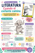 Secuencia Didáctica de Literatura "Cuando el Elefante Camina" – Keiko Kasza | Nivel Inicial