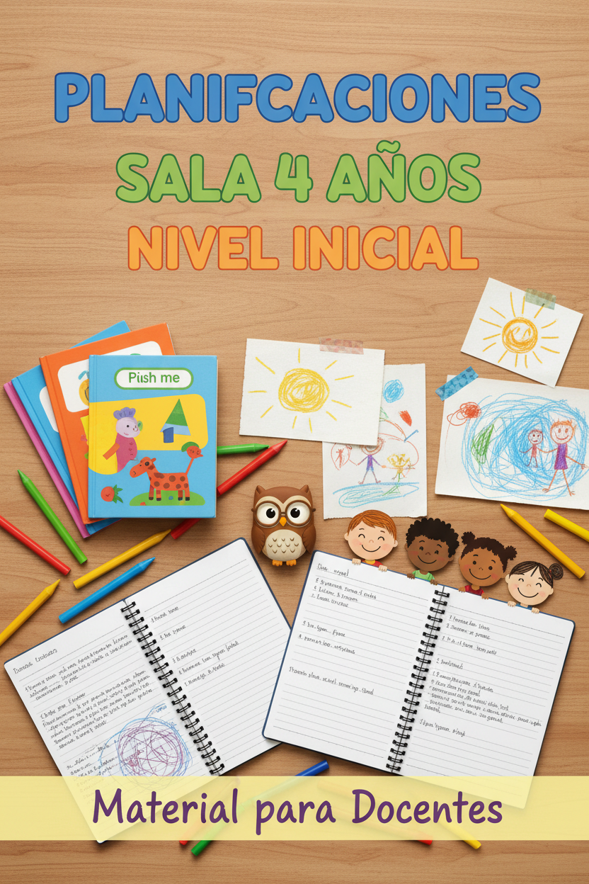 Pack Sala de 4 años - Planificaciones Nivel Inicial