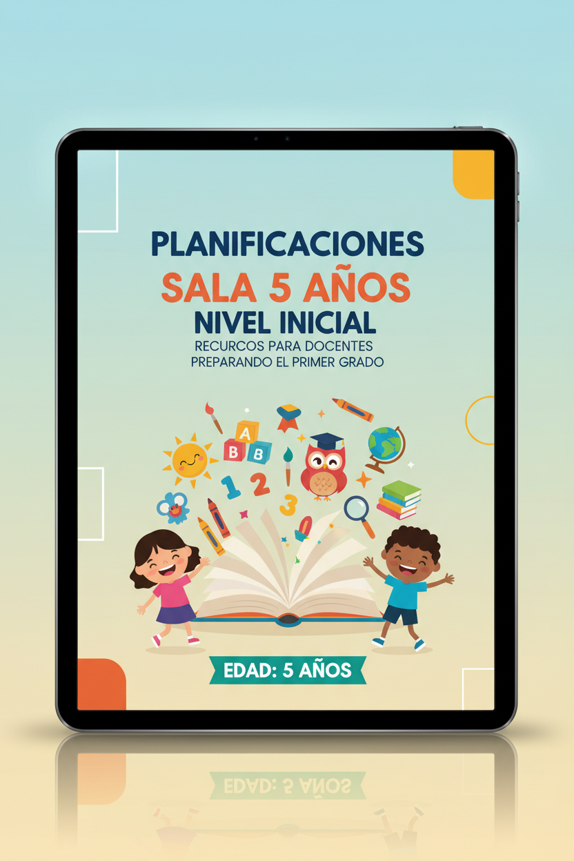 Pack Sala de 5 años - 30 Planificaciones Nivel Inicial